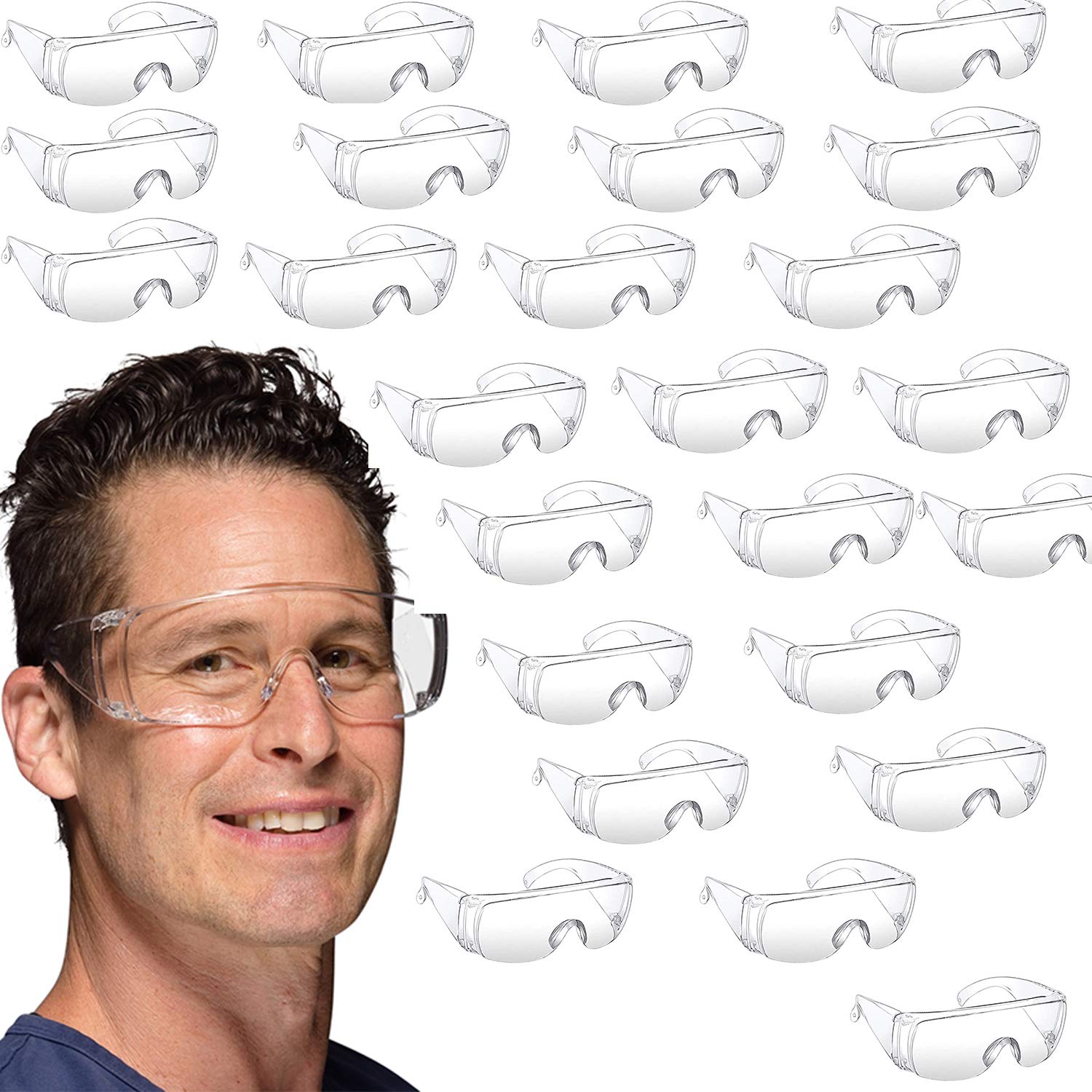 ANSI Z87.1 Certified Safety Glasses - Anti Fog, Scratch Resistant & UV Protection Shooting Glasses for Eye Protection | Ideal for Shooting Ranges, Construction Work, and DIY Projects