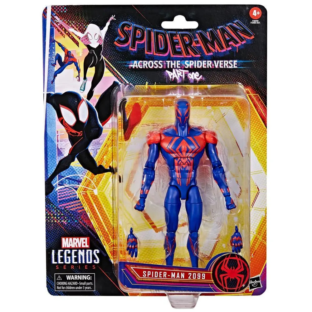 Hasbro Marvel Legends Series Spider-Man: Across the Spider-Verse (Part One) Spider-Man 2099 6-Inch Action Figure - Collectible Toy for Marvel Fans, Superhero Display & Movie-Inspired Play