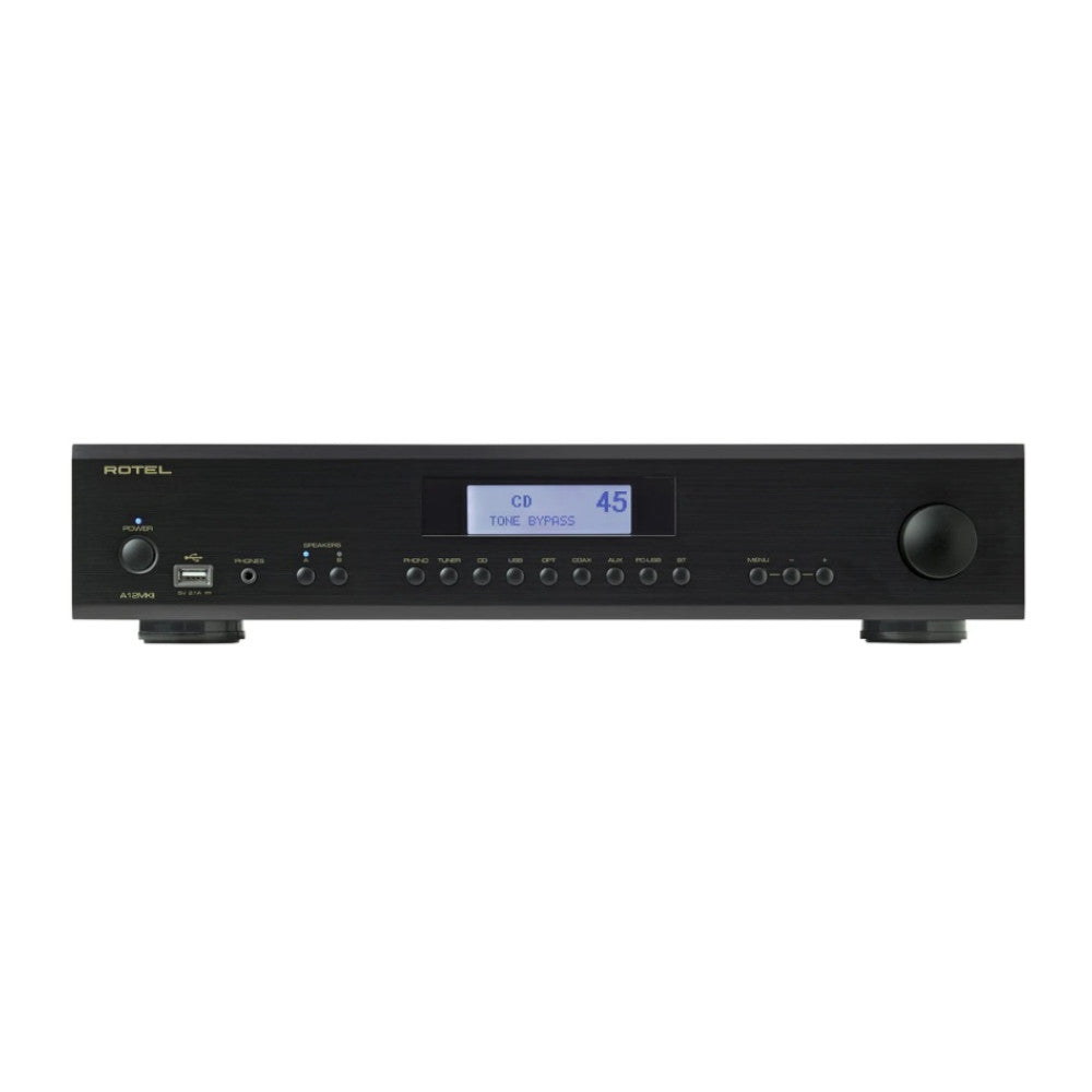 Rotel A12 MKII Integrated Stereo Amplifier - High-Fidelity Audio for Home Theater & Music Listening