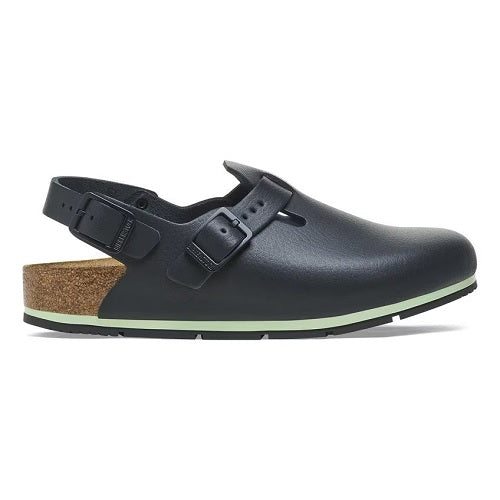 Birkenstock Tokio Pro Clog - Black Leather Men's Size 13/13.5 | Comfortable Slip-Resistant Work Shoes for Nurses, Chefs & Professionals
