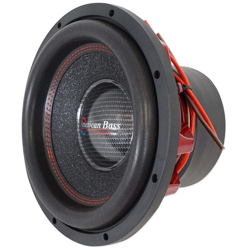 American Bass HAWK1244 12-Inch 3000W Dual 4 Ohm Car Audio Subwoofer - Powerful Bass for Trucks, SUVs & Custom Car Audio Systems