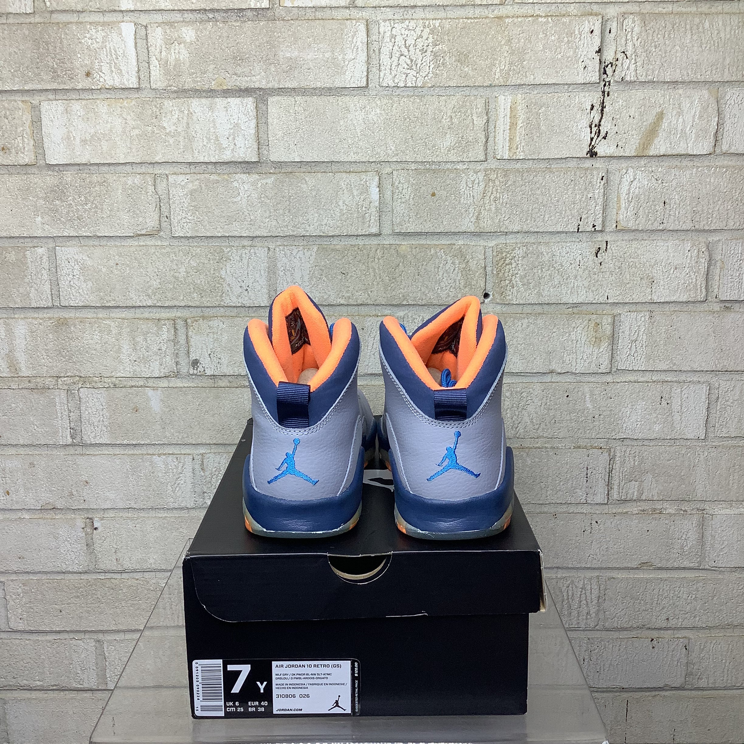 AIR JORDAN 10 BOBCATS Basketball Shoes - Size 7Y (310806-026) - Perfect for Streetwear & Court Performance
