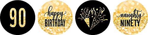 Black & Glitter Gold
