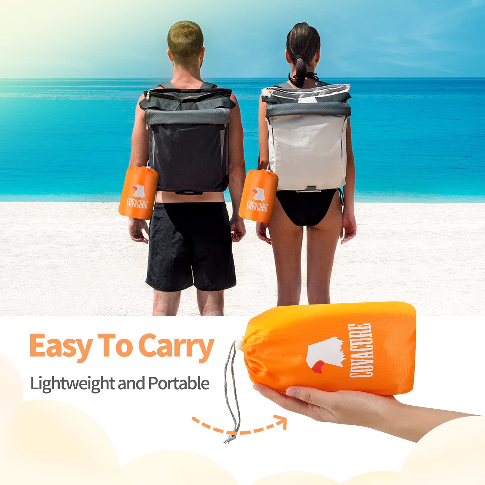 Extra Large Waterproof Beach Blanket 118x108