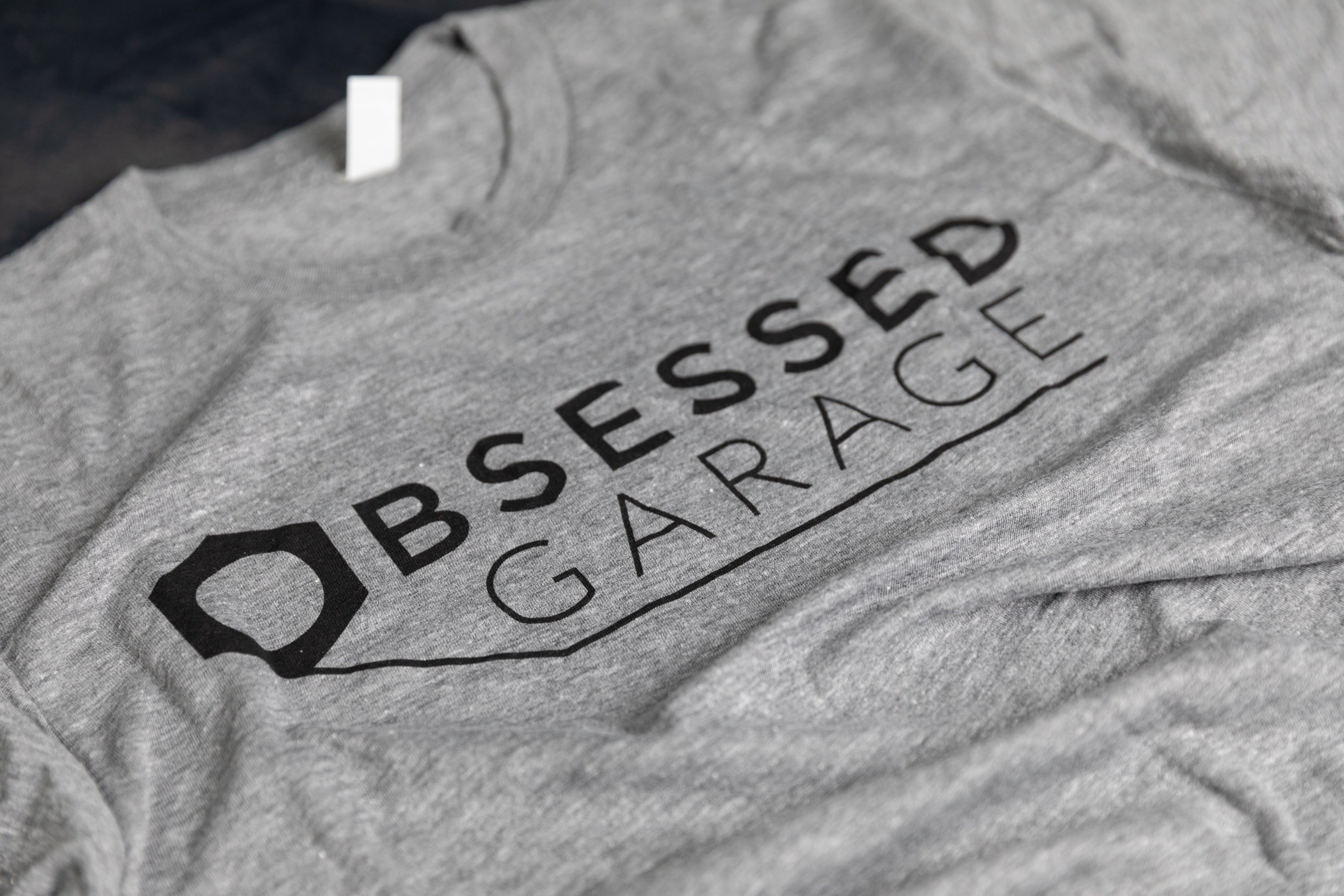 Obsessed Garage Logo T-Shirt - Premium Cotton Unisex Tee for Car Enthusiasts - Perfect for Car Shows, Meetups & Casual Wear