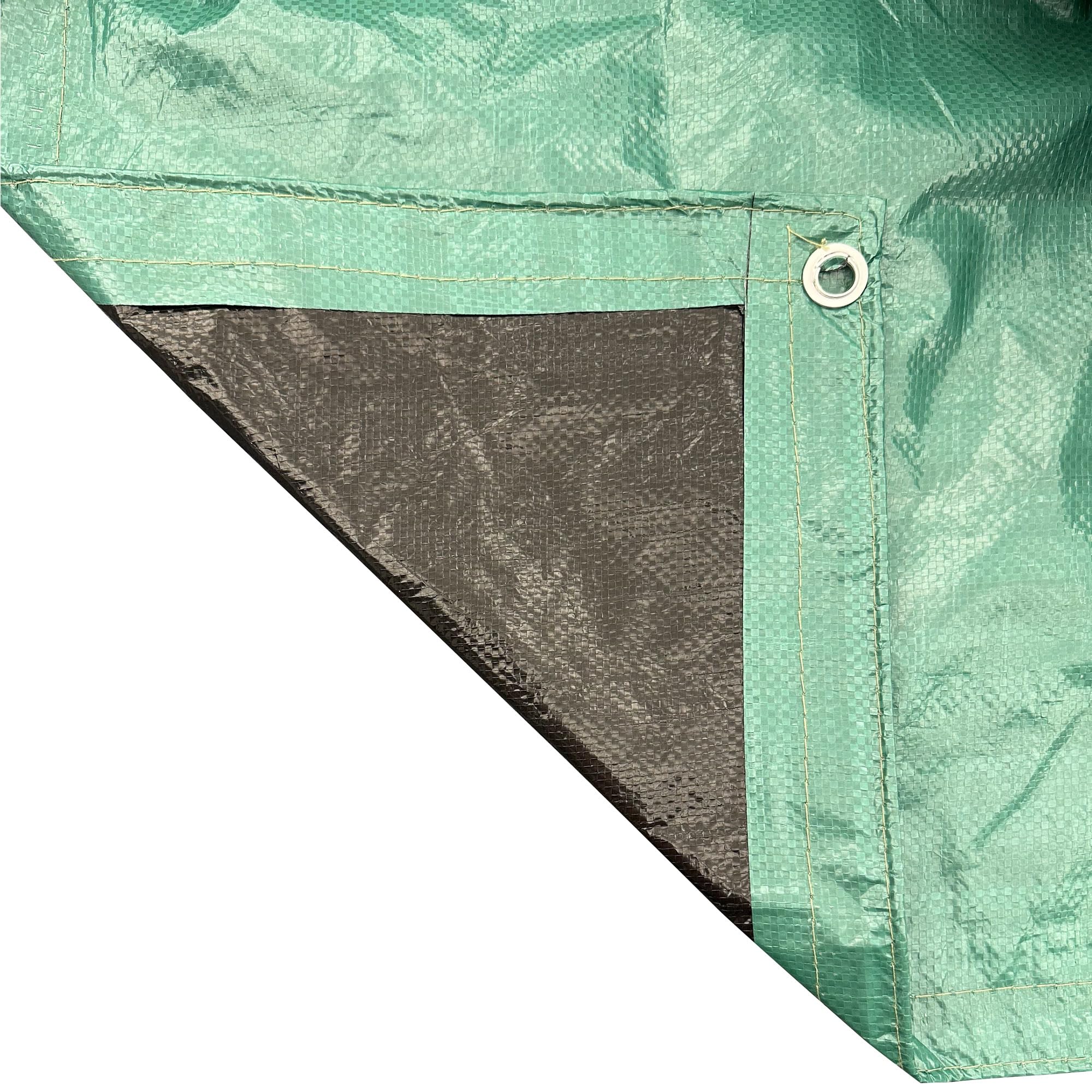 Doheny’s Heavy-Duty Winter Pool Covers for Above Ground Pools - Tear-Resistant Weave Technology | 18' x 41' Oval Solid Cover (12-Year Warranty) | Perfect for Winter Protection, Snow Load Resistance & Year-Round Pool Maintenance