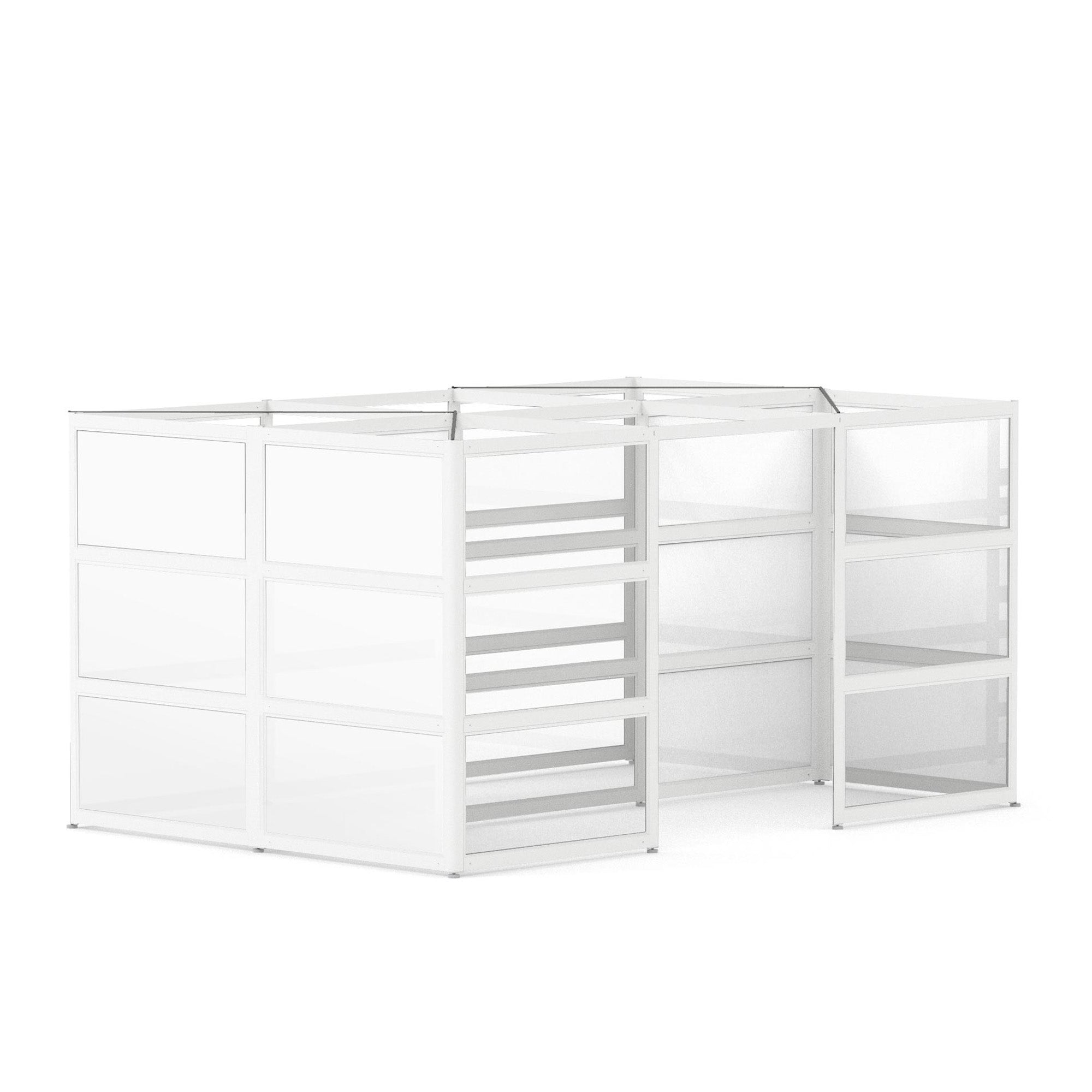 PoppinSpaces Hive Space for 4 - Modular Office Desk Organizer for Home & Office - Perfect for Pens, Pencils, Markers & Stationery Storage