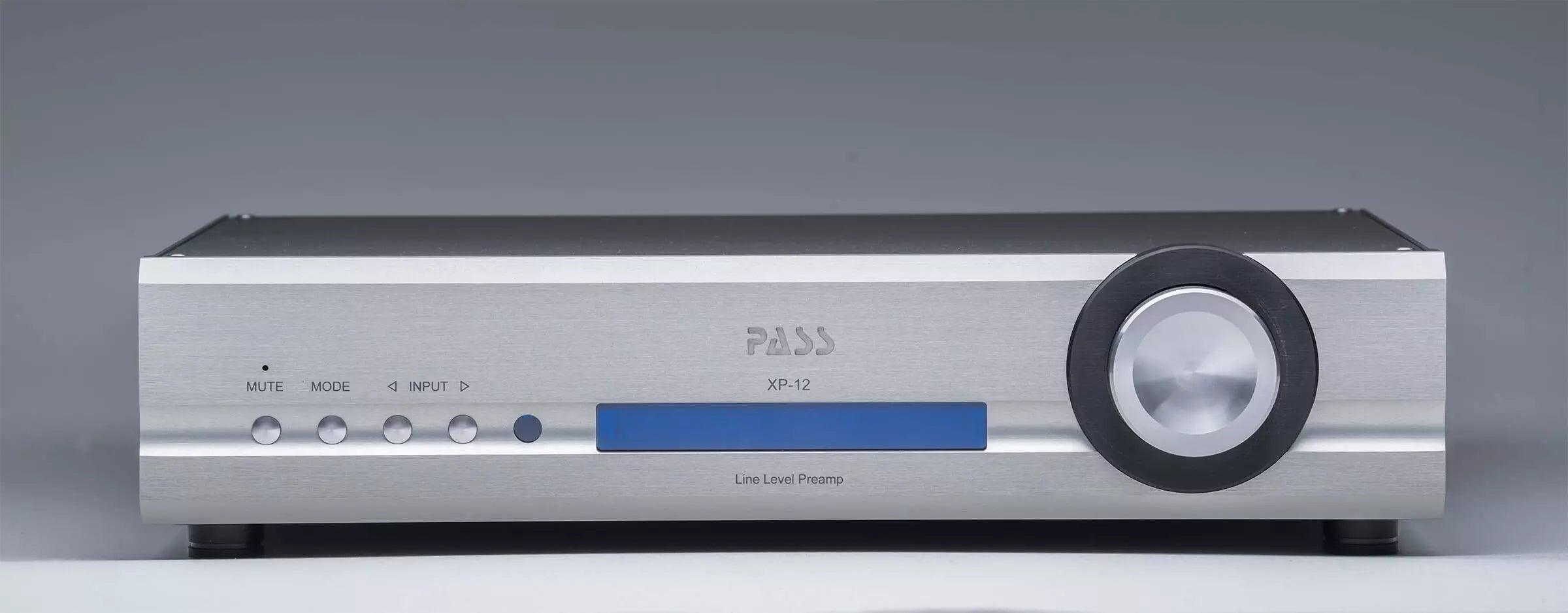 Pass Labs XP 12 High-End Preamplifier - Audiophile Grade Stereo Preamp for Home Theater & Music Systems - Perfect for Vinyl, CD & Streaming Audio Setup