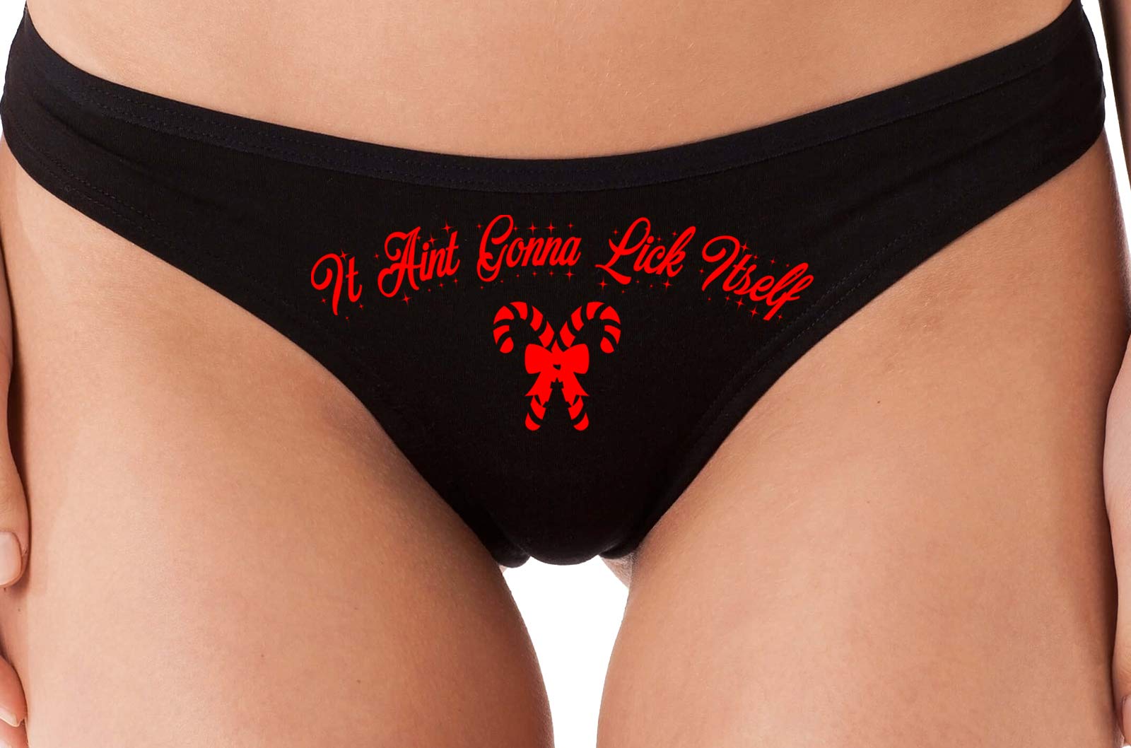 Sexy Christmas Thong Panties for Women - Fun Holiday Lingerie Gift for Her - Perfect for Naughty Nights & Romantic Surprises