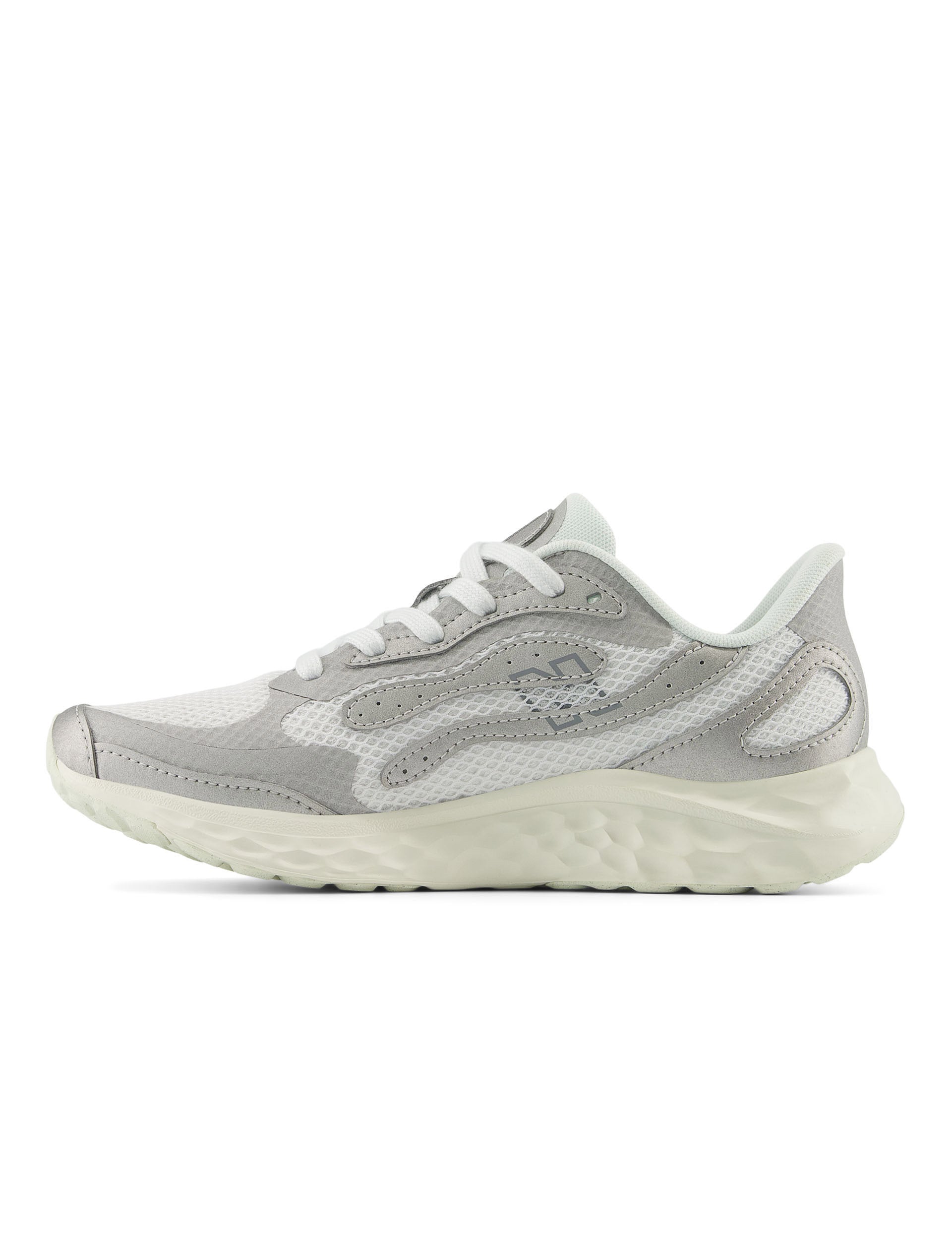 New Balance Fresh Foam Arishi v4 Running Shoes - Silver Metallic | Lightweight Cushioned Sneakers for Men & Women | Perfect for Jogging, Gym Workouts & Daily Wear