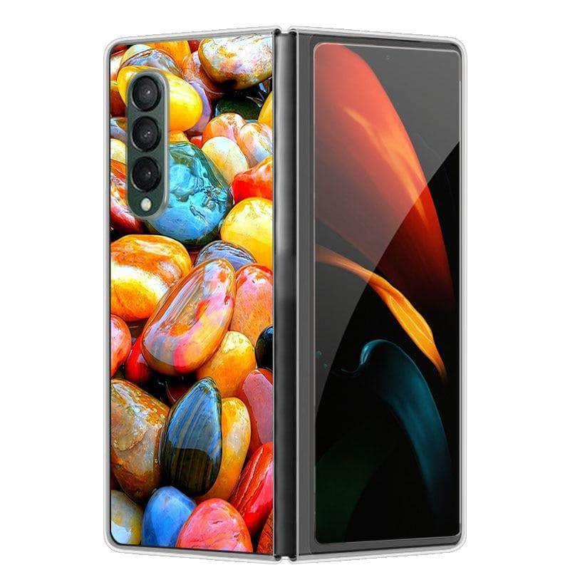 Durable Hard Plastic Galaxy Z Fold 3 5G Case with Stylish Design - Perfect for Everyday Protection & Gaming