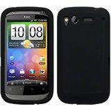 HTC Desire S Silicone Case Cover - Black Protective Skin for HTC Desire S - Perfect for Daily Use, Travel & Outdoor Activities
