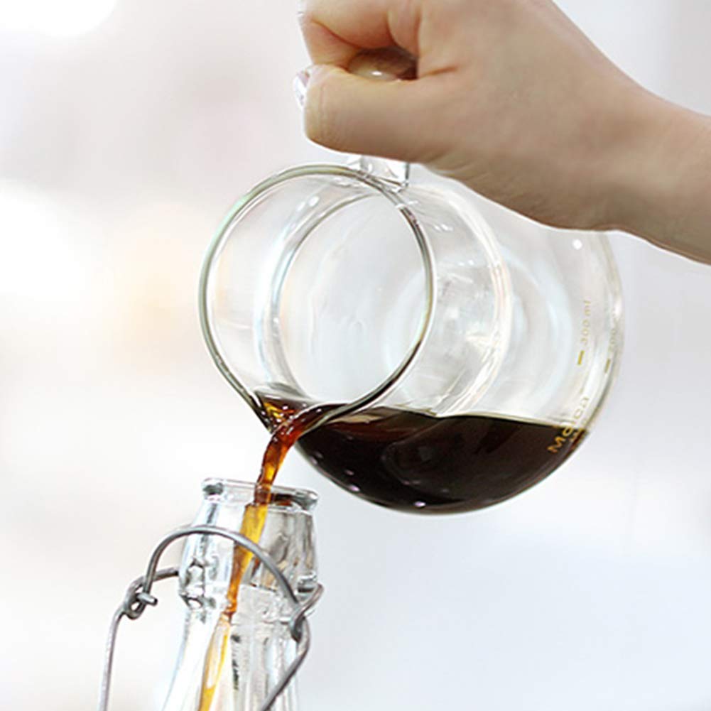 MOICA M40 Dutch Coffee Maker - 13.5oz Glass Hand Drip Cold Brew Coffee Pot for Iced Coffee & Cold Brew at Home, Office or Camping