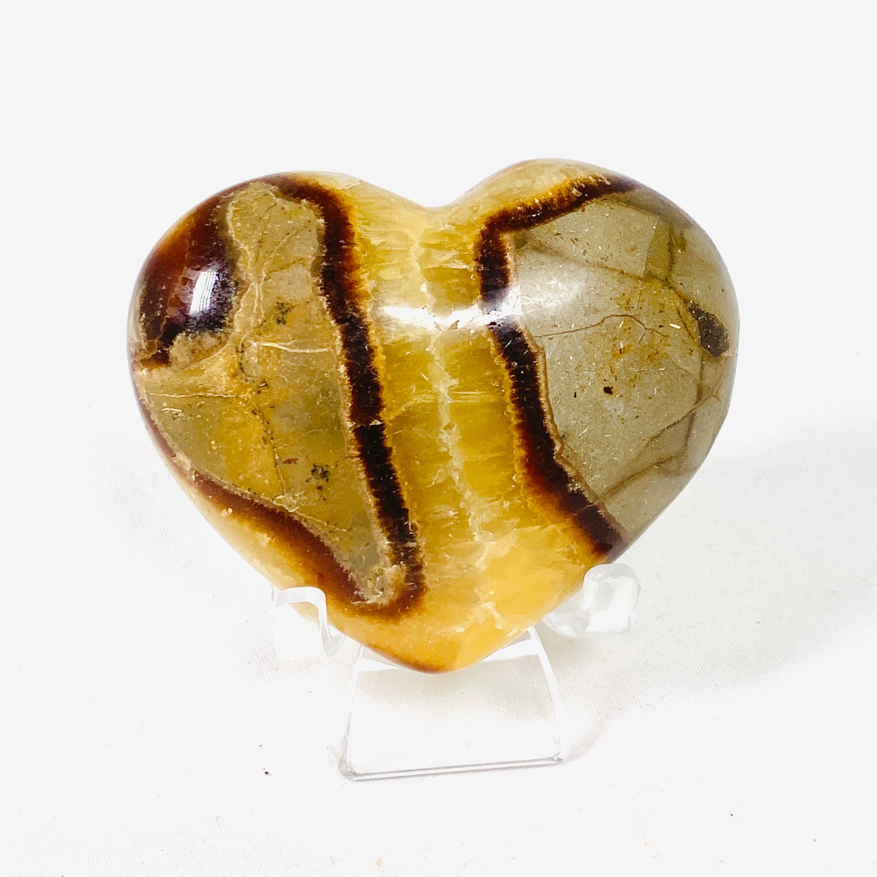 Septarian Jasper Heart SEJH 06 - Natural Stone Healing Crystal for Meditation, Chakra Balancing & Home Decor