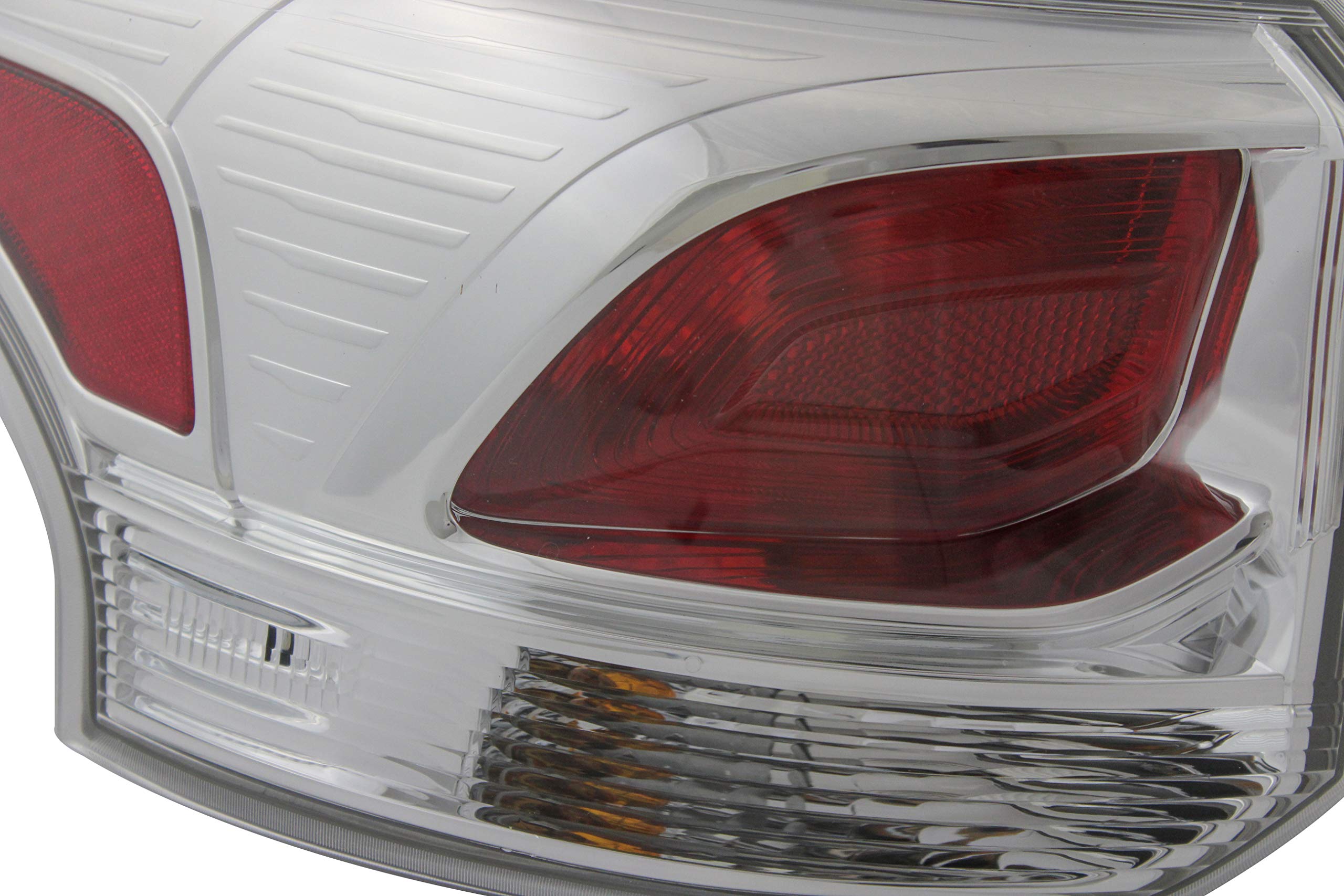 Compatible with Mitsubishi Outlander Tail Lights Lamps Set 2014-2015 - Driver & Passenger Side LED Brake Lights - Perfect for Night Driving & Enhanced Safety