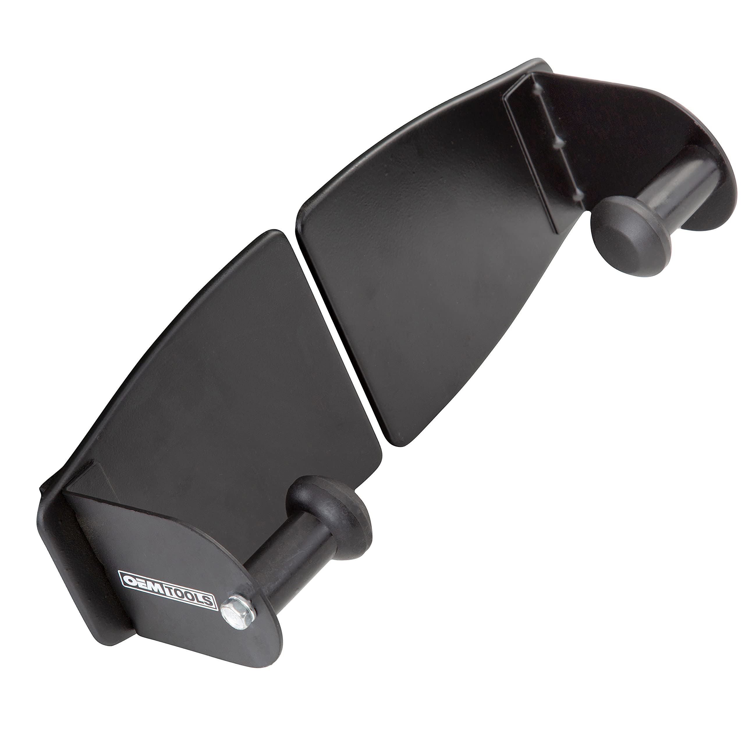 OEMTOOLS 24952 Black Magnetic Paper Towel Holder - Adjustable 2-Piece Design Fits Any Size Paper Towel Rolls, Strong Magnets for Metal Surfaces - Perfect for Kitchen, Garage, Workshop & Office Organization
