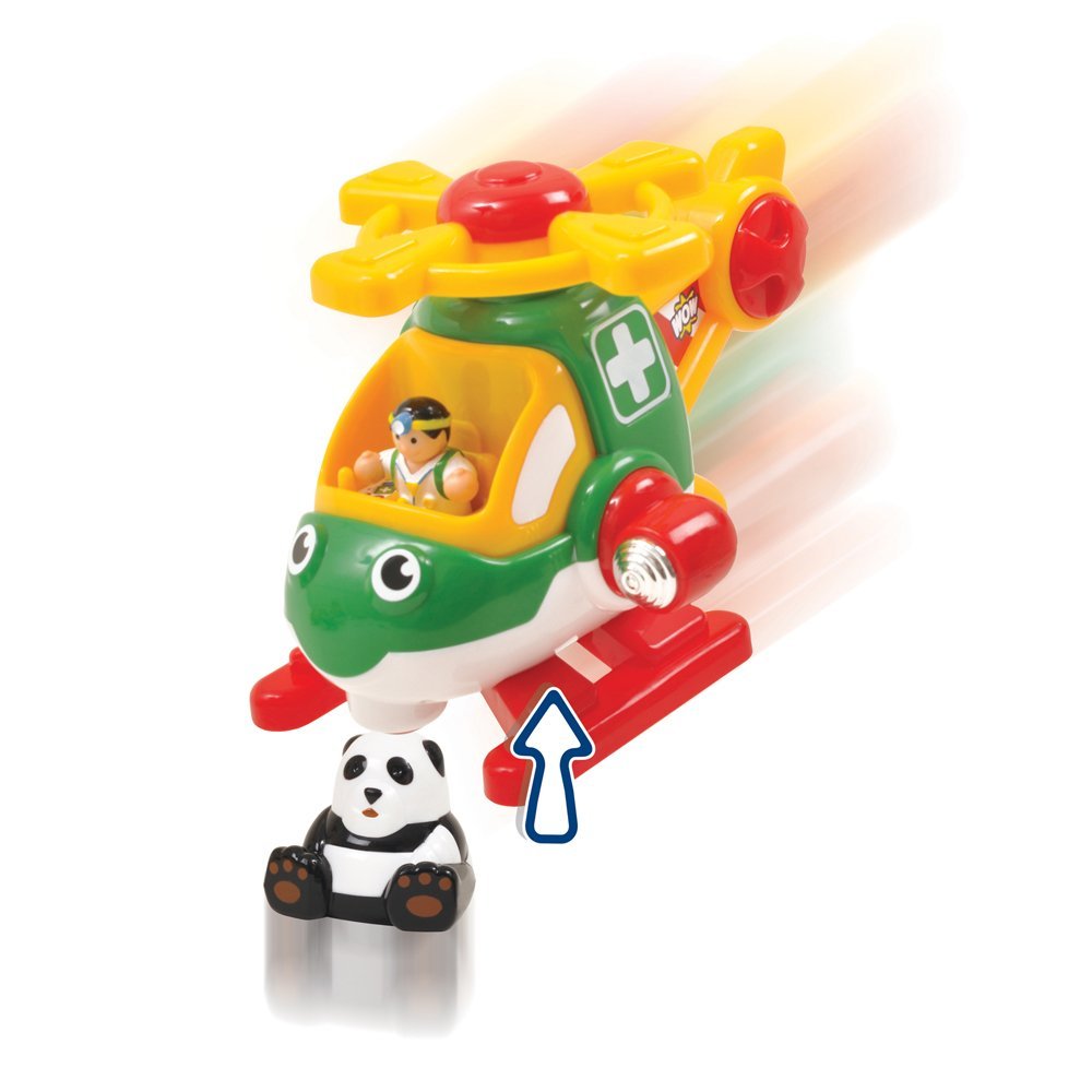 WOW Toys Harry Copter Animal Rescue Helicopter Toy - Interactive Rescue Playset for Kids with Lights & Sounds | Perfect for Imaginative Play, Birthday Gifts & Preschool Learning Activities