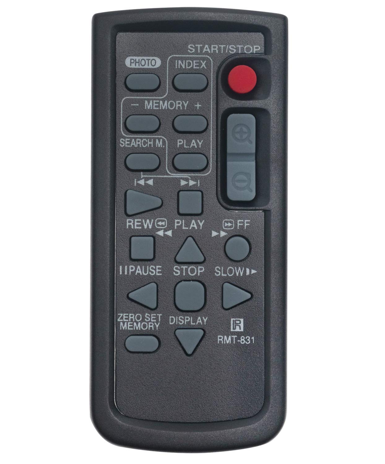 AIDITIYMI RMT-831 Replacement Remote Control for Sony Tape Camcorder Models DCR-HC43E, DCR-PC108E, DCR-PC330, DCR-HC32E, DCR-HC32, DCR-PC109E, DCR-TRV480E, HDR-HC1E, HDR-HC3E, HDR-HC9E, HDR-FX1000E, DCR-HC62E, DCR-HC39E, DCR-HC33E - Perfect for Home Videos, Travel Recording & Vintage Camera Enthusiasts