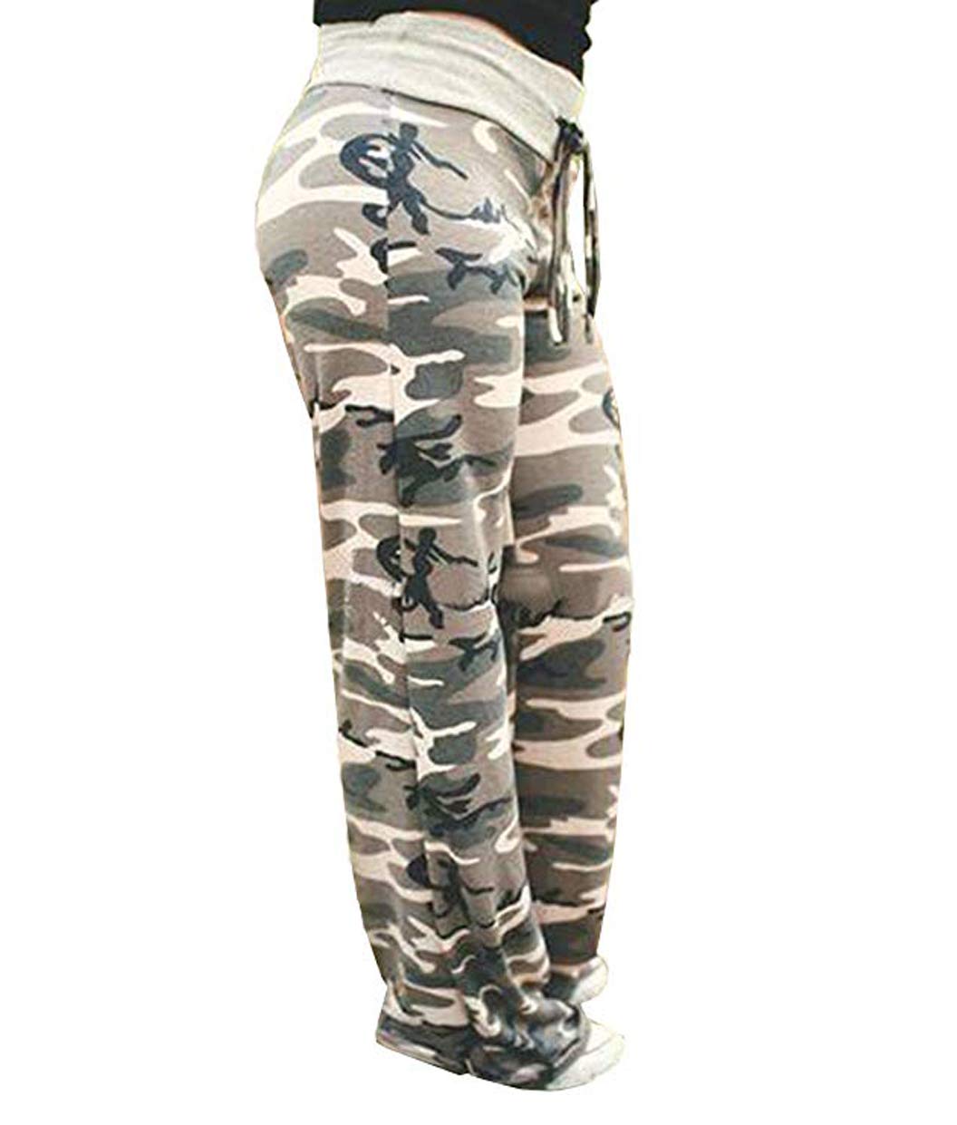 4th of July Women's American Flag Print Drawstring Wide Leg Pants - Patriotic Casual Lounge Pants for Independence Day, BBQ, Beach & Summer Festivals