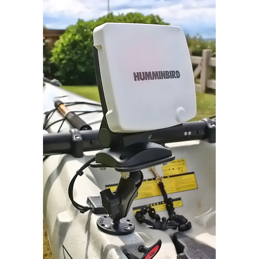 RAM B-107U 1-Ball Marine Electronics Mount for Humminbird Matrix & Lowrance Fish Finders - Secure Boat GPS & Sonar Mounting System for Fishing Boats & Watercraft
