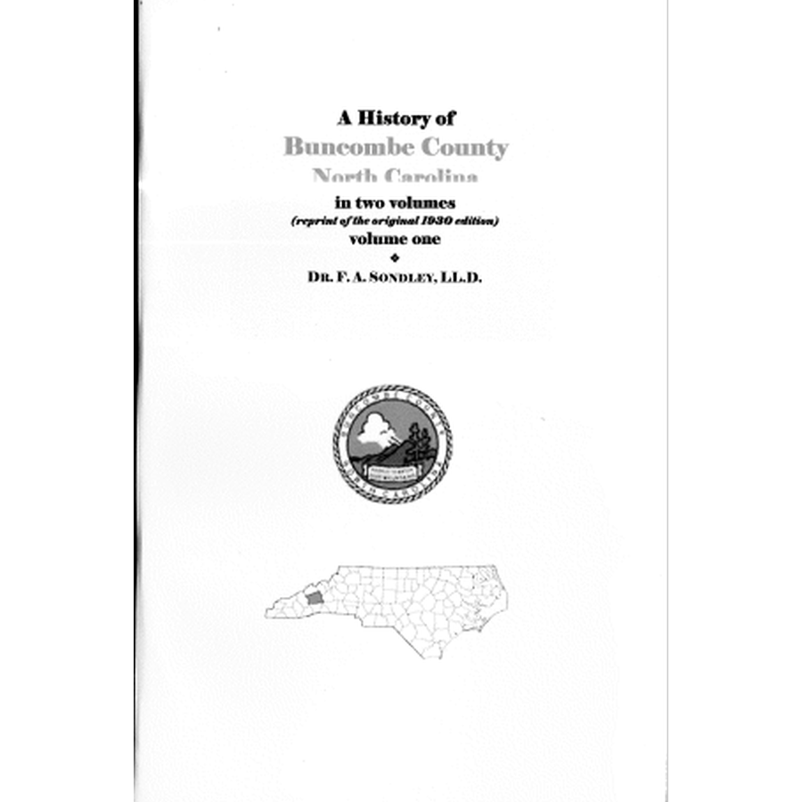 A Comprehensive History of Buncombe County, North Carolina - 2 Volume Set | Local History Books for Genealogy Research & American History Enthusiasts | Perfect for Libraries, Classrooms & History Buffs
