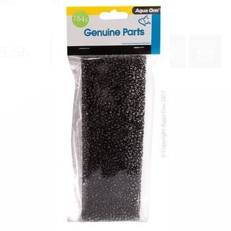 Aqua One Sponge Filter Media 1 Pack (164s) for Aquariums - Compatible with LifeStyle 21/29 Models - Perfect for Fish Tank Cleaning & Biological Filtration