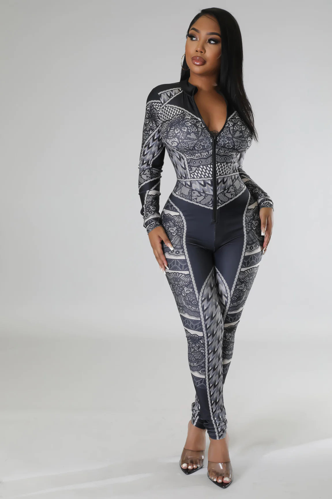 Vegas Nights Jumpsuit for Women - Sexy One Piece Romper with Pockets | Perfect for Night Out, Party, Club & Casino Outfits