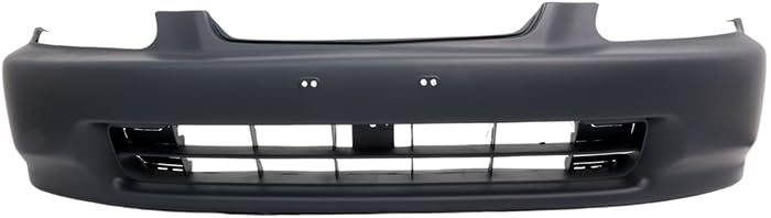 1996-1998 Honda Civic Front Bumper Cover - Primed Replacement Part for Sedan & Coupe Models - Perfect for Collision Repair & Car Restoration Projects