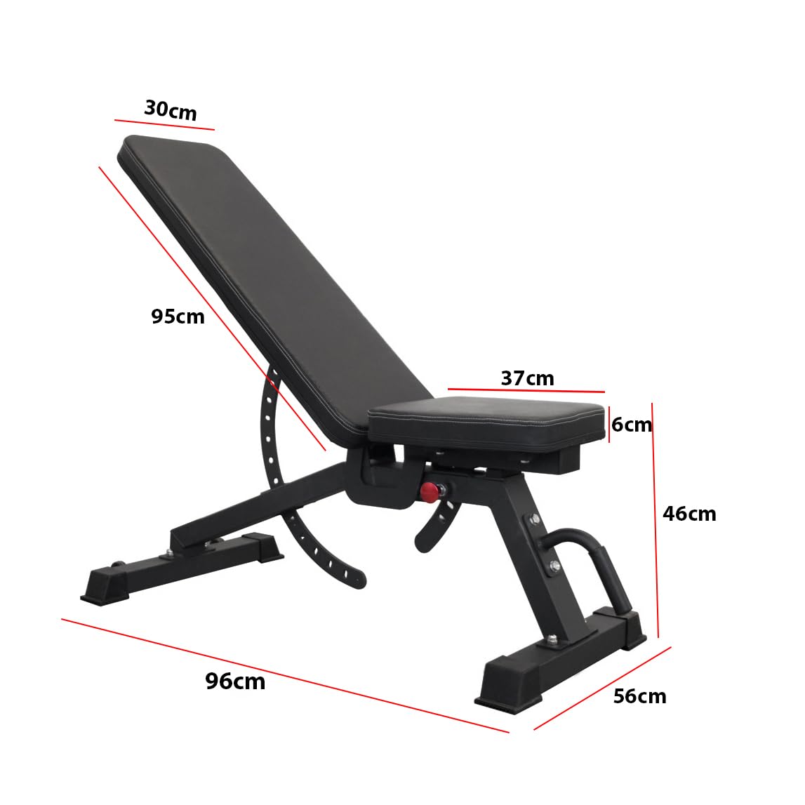 Adjustable Multi-Function Workout Bench for Home Gym - Perfect for Strength Training, Dumbbell Exercises & Full-Body Workouts