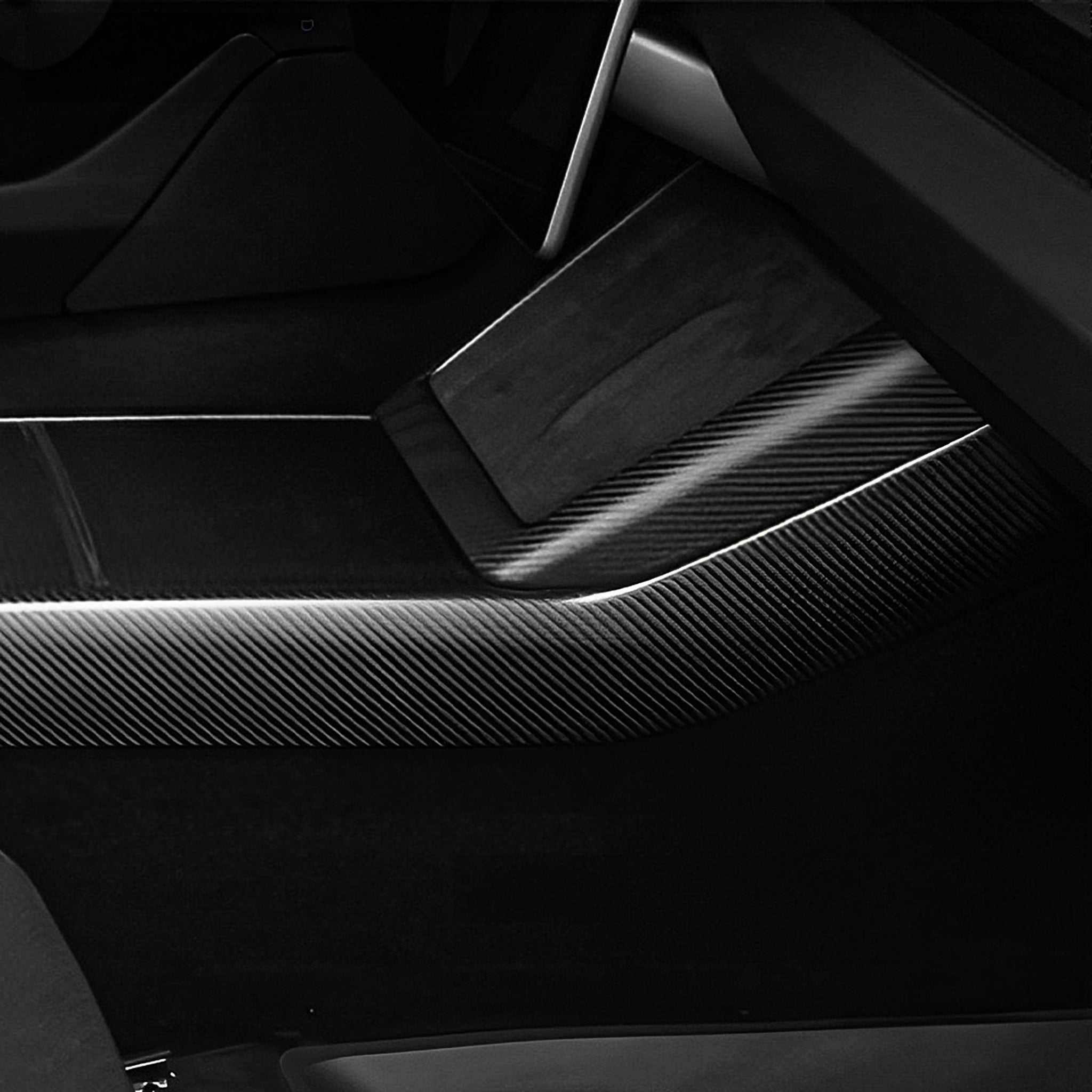 2024 Tesla Model 3 Interior Carbon Fiber Full Kit - 33 Piece Real Dry Molded Carbon Fiber Upgrade Set | Premium Car Interior Accessories for Model 3 | Enhance Your Tesla's Luxury Look & Feel