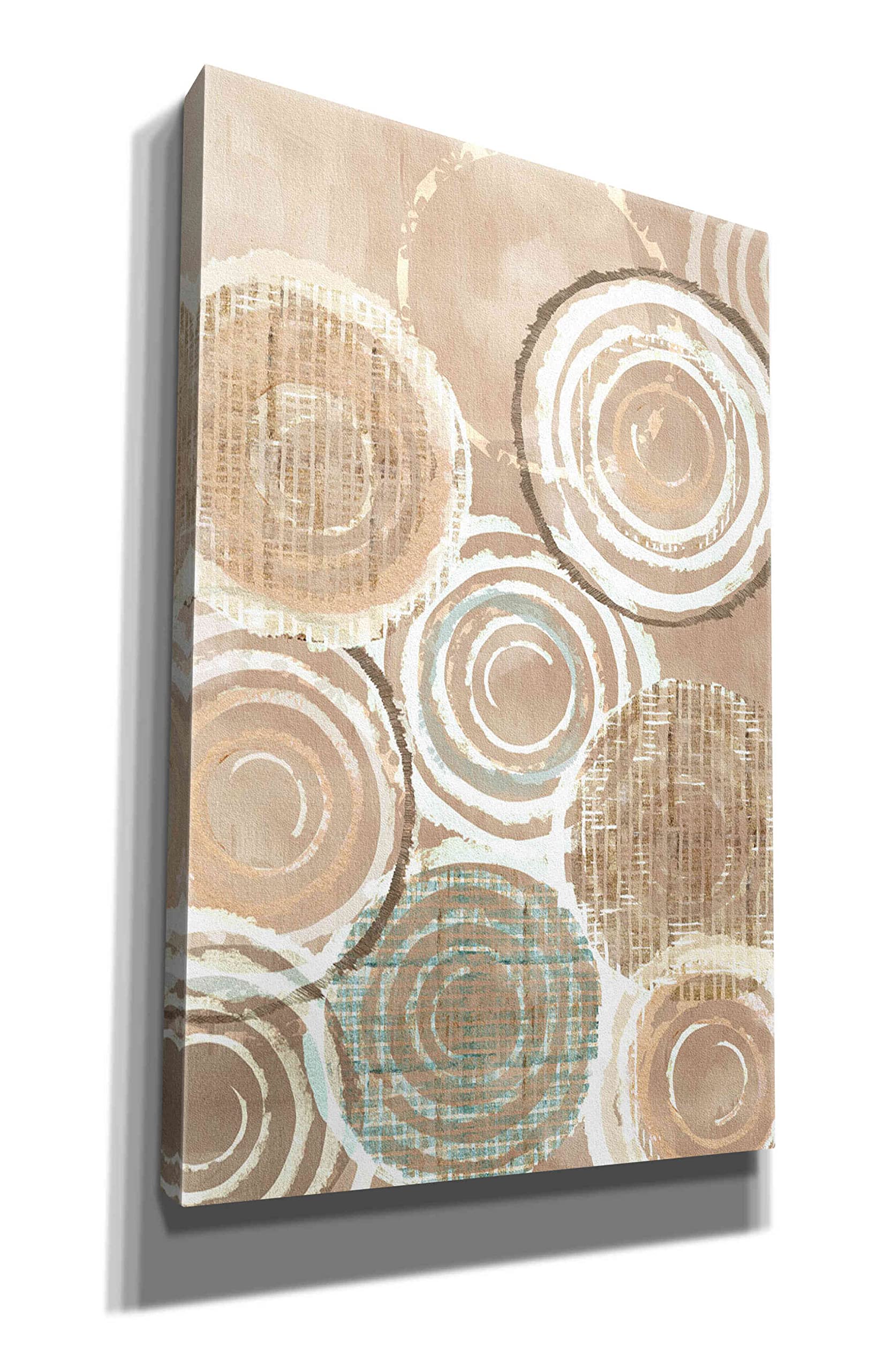 Epic Graffiti 'Woven Baskets IV' by Flora Kouta - 26x40 Inch Giclee Canvas Wall Art Print - Modern Home Decor for Living Room, Bedroom & Office