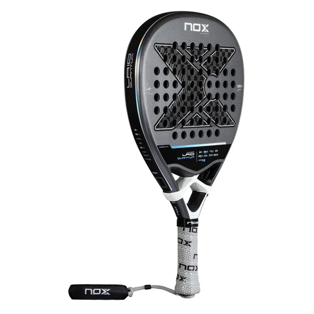 LA10 Quantum 12K Carbon Fiber Padel Racket - Professional Tennis Racquet for Men & Women - Perfect for Competitive Matches & Training Sessions
