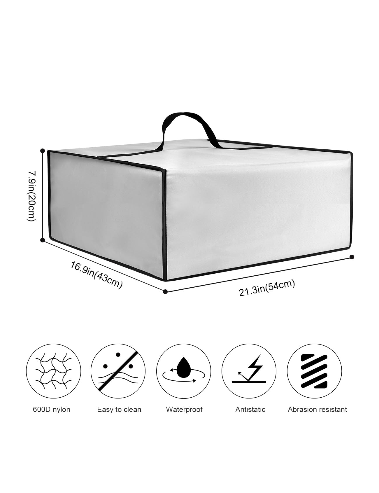 Heat-Resistant Waterproof Nylon Air Fryer Cover Protector Case for Ninja SP101/SP351/SP201 & Kitchen Elite® Pizza Ovens - Perfect for Kitchen Safety & Countertop Protection During Cooking