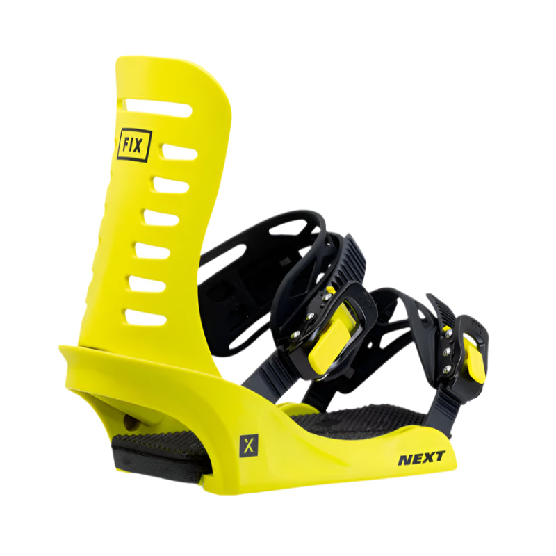 Fix Junior's Next Snowboard Binding 2024 - Kids & Youth Adjustable Snowboard Bindings for All-Mountain Riding | Perfect for Beginners, Park & Freestyle Snowboarding