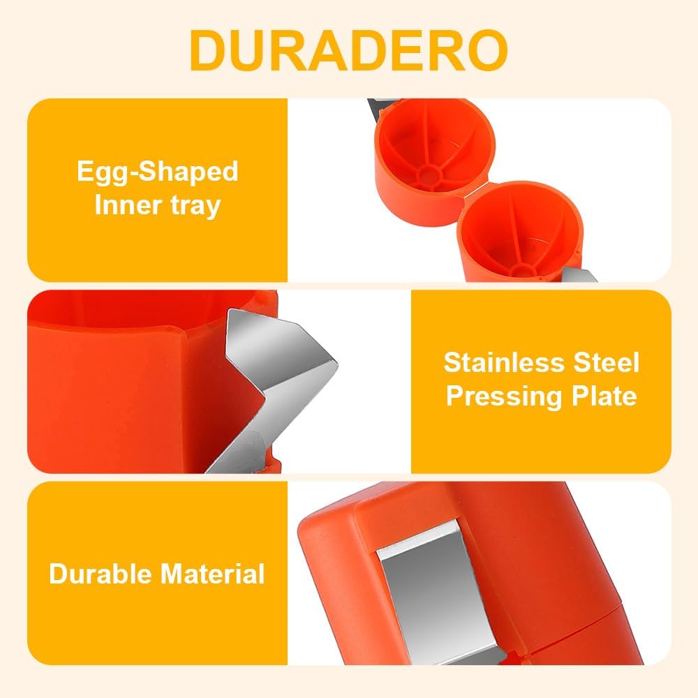 Wmool 3-Piece Egg Shell Opener Set - 2025 New Handheld Egg Cracker Tool for Raw Eggs, Multifunctional Egg Cutter & Separator - Perfect for Cooking, Camping & Kitchen Use