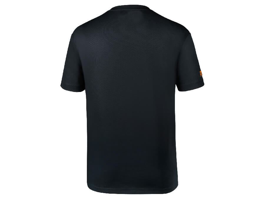 Victor T LZJ302 C Unisex Badminton T-Shirt - Breathable Quick-Dry Sports Shirt for Men & Women [Black] - Perfect for Badminton, Tennis & Casual Wear