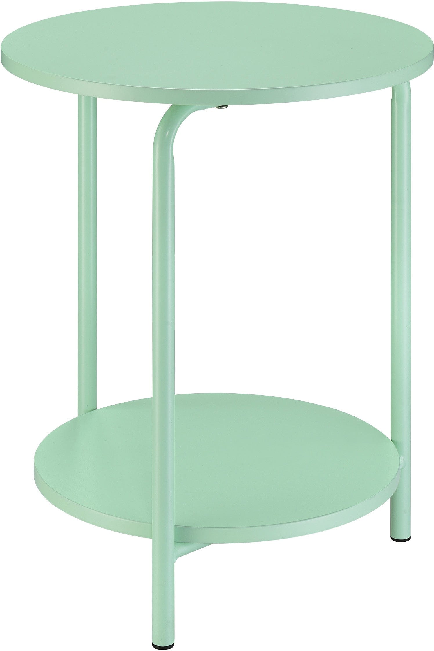 Office Star Elgin Accent Table - Modern Side Table for Living Room, Bedroom & Office - Small End Table with Sturdy Metal Base - Perfect for Coffee, Books & Decor (ELG)