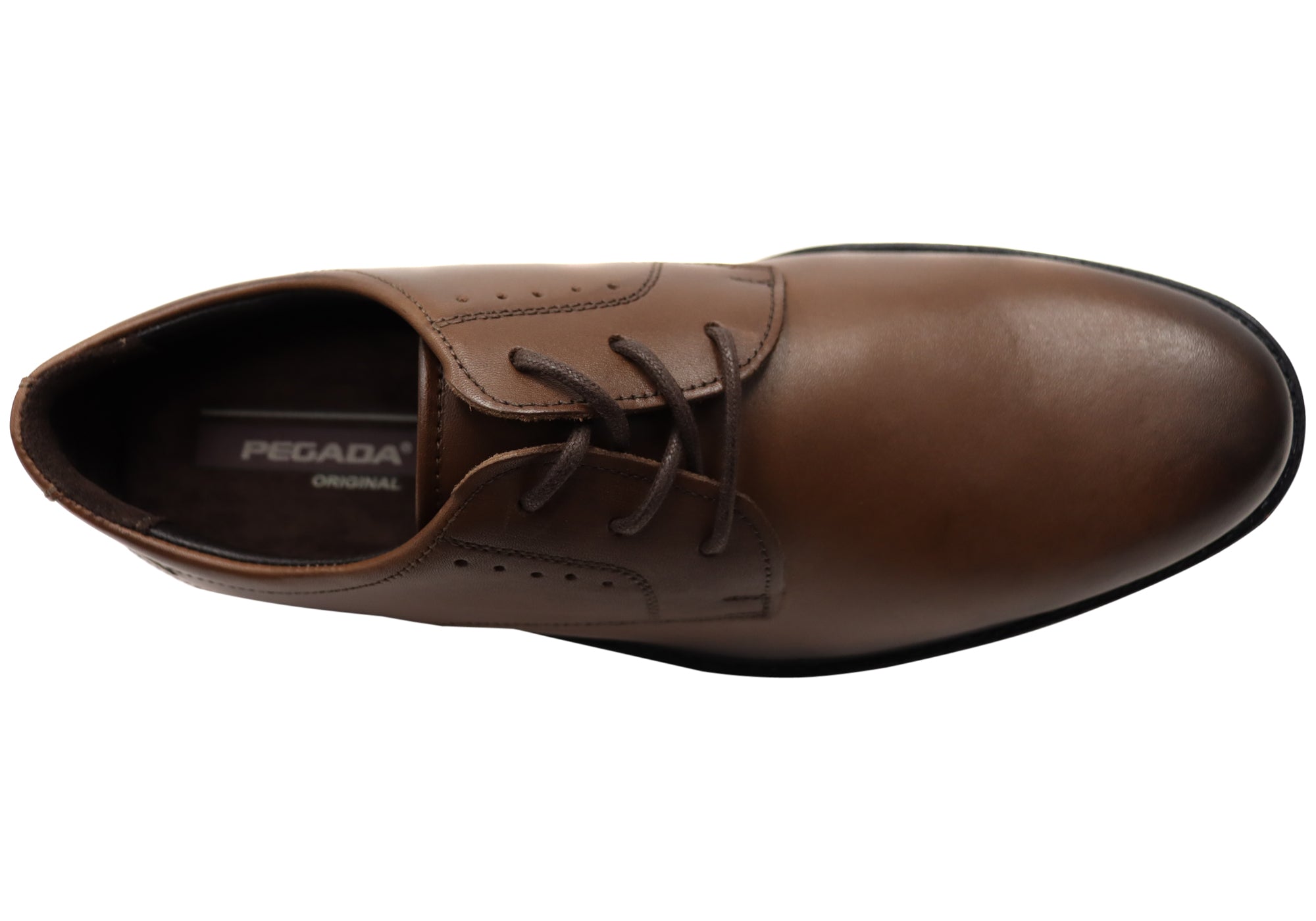 Bruno Men's Comfortable Brazilian Leather Lace-Up Dress Shoes - Formal Business & Wedding Oxfords for Professional Occasions