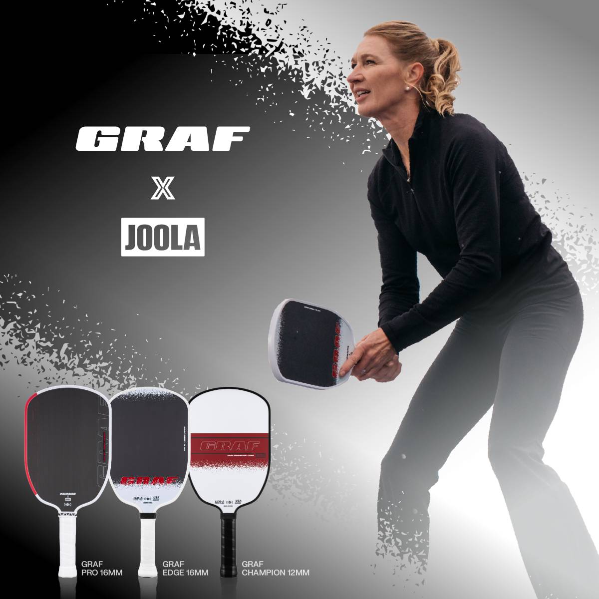 JOOLA Steffi Graf Pro Demo Rental - Professional Table Tennis Paddle for Training & Practice - Perfect for Clubs, Coaches & Players