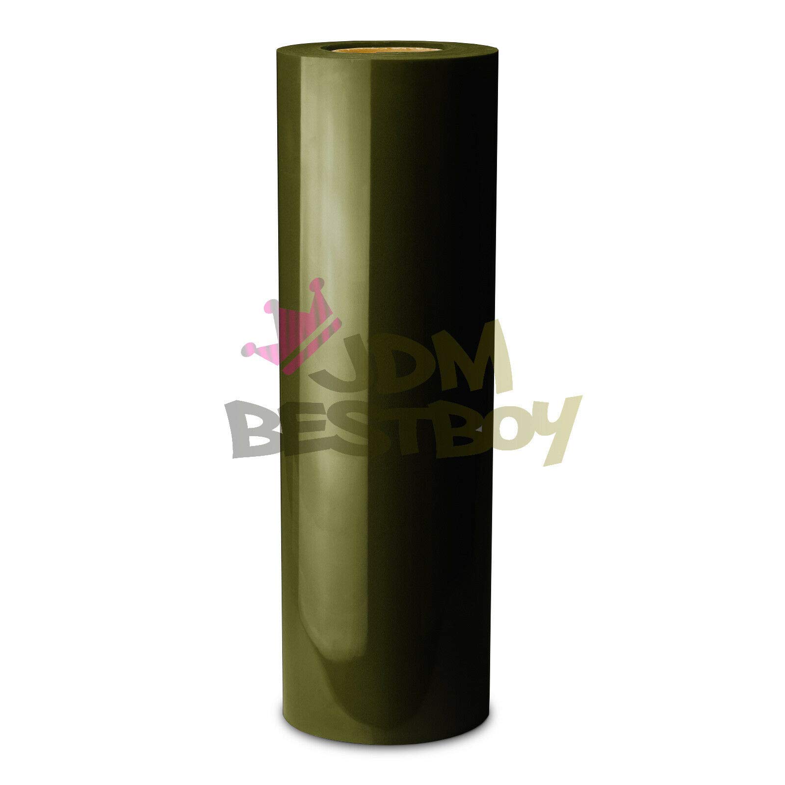 JD-ESSMO Army Green Flock Heat Transfer Vinyl HTV Sheet - 20