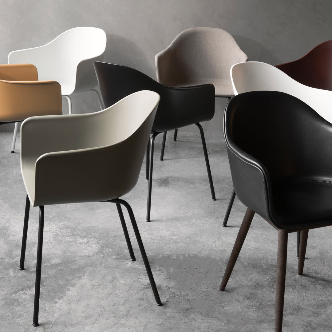 Norm Architects Harbour Chair Menu - Modern Scandinavian Dining Chair for Home & Office - Perfect for Living Room, Dining Room, and Workspace