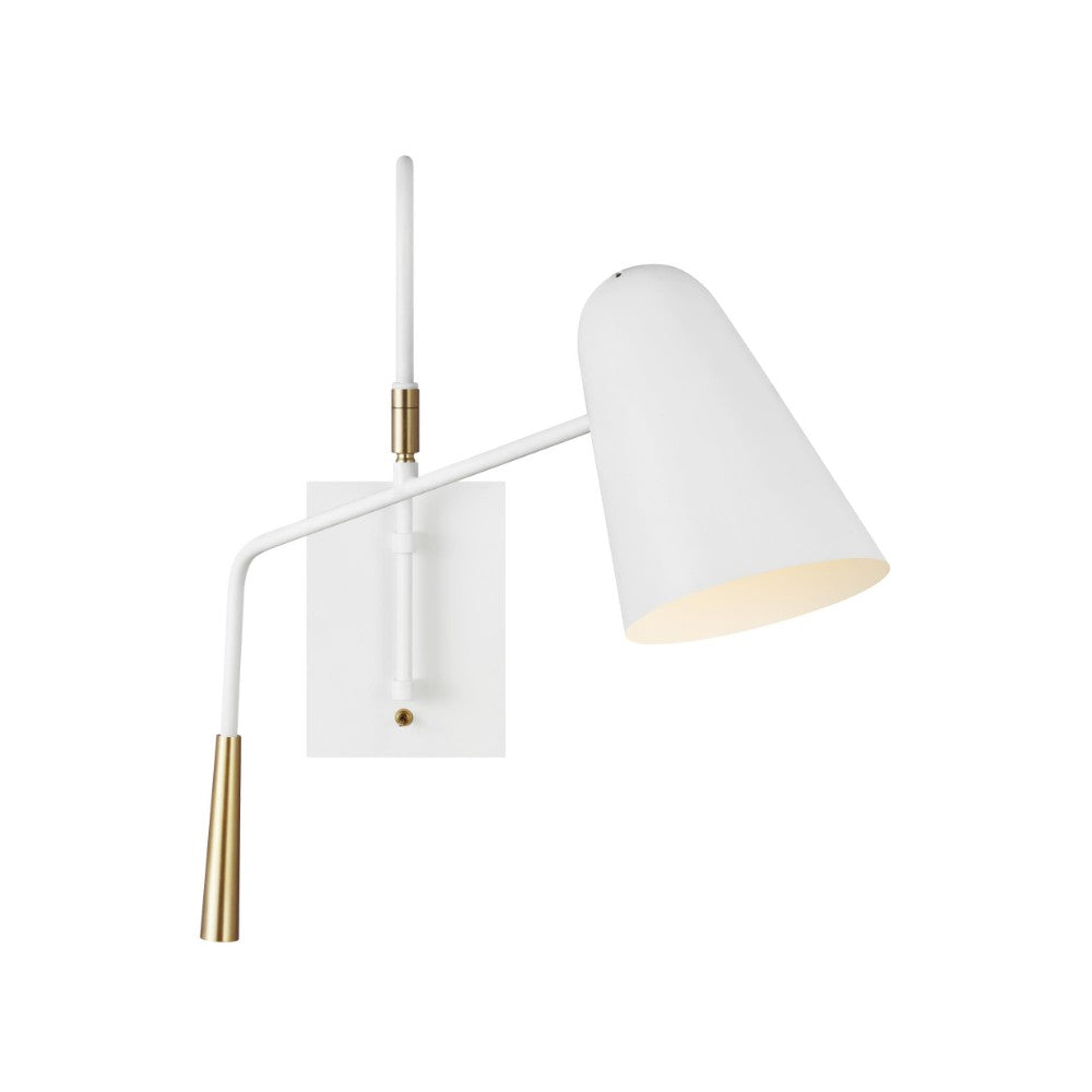 Elegant Cowell 1 Light Wall Sconce - Modern Indoor/Outdoor Lighting Fixture for Bedroom, Living Room, Hallway & Patio Decor
