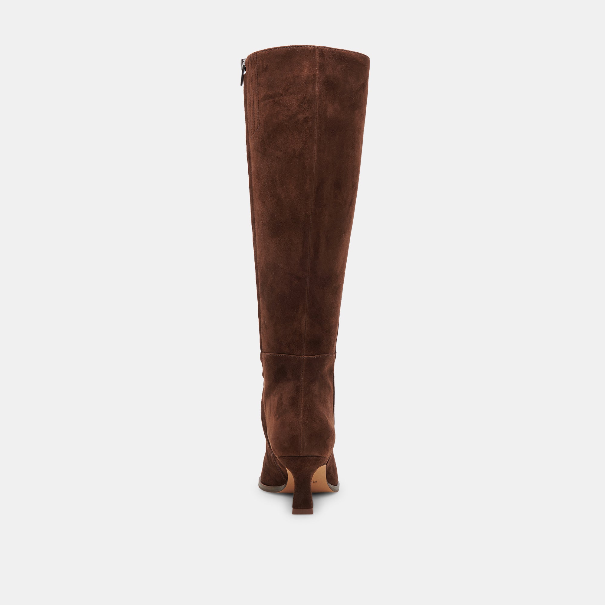 AUGGIE Wide Calf Boots for Women - DK Brown Suede - Comfortable & Stylish Winter Boots for Cold Weather & Outdoor Activities