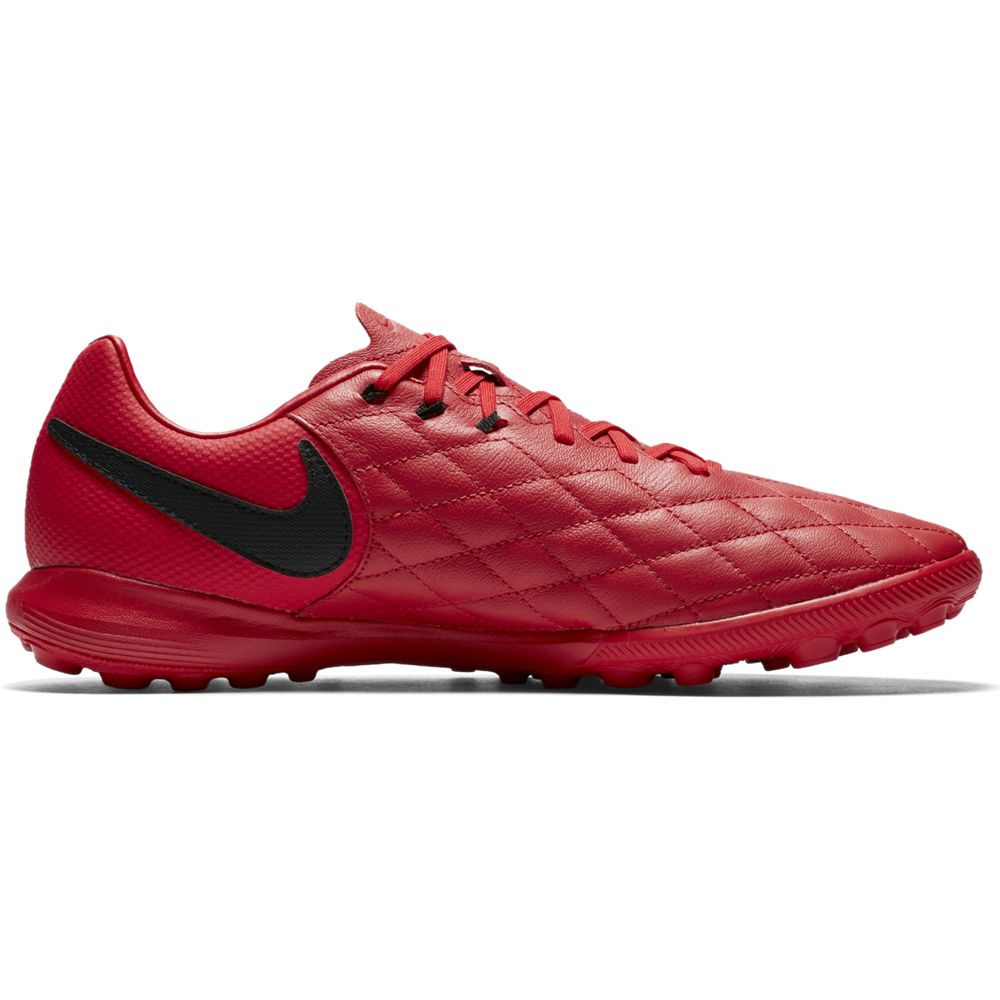 Nike Lunar LegendX 7 Pro 10R TF Turf Soccer Shoes - Men's Artificial Grass Football Cleats in University Red for Indoor & Outdoor Training Matches