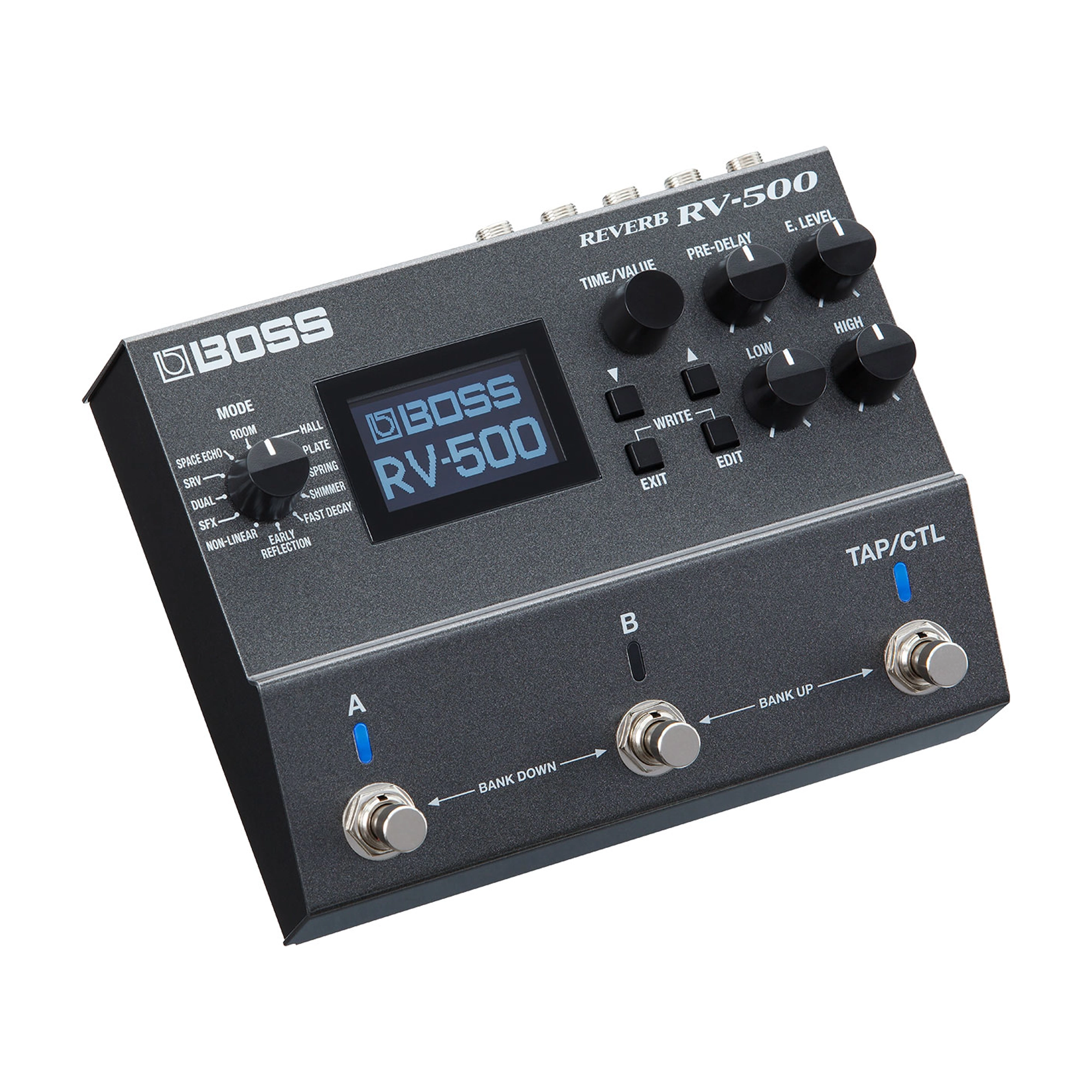 Boss RV-500 Digital Reverb Multi-Effects Pedal for Guitar & Bass – Studio & Live Performance Reverb Effects Processor