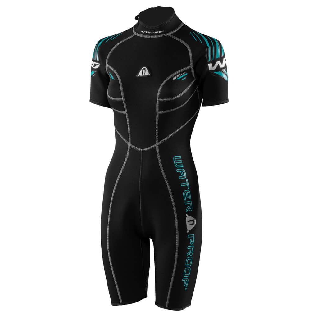 2023 Women's Shorty Wetsuit 2.5mm W30 - Waterproof & Comfortable for Surfing, Snorkeling & Beach Activities
