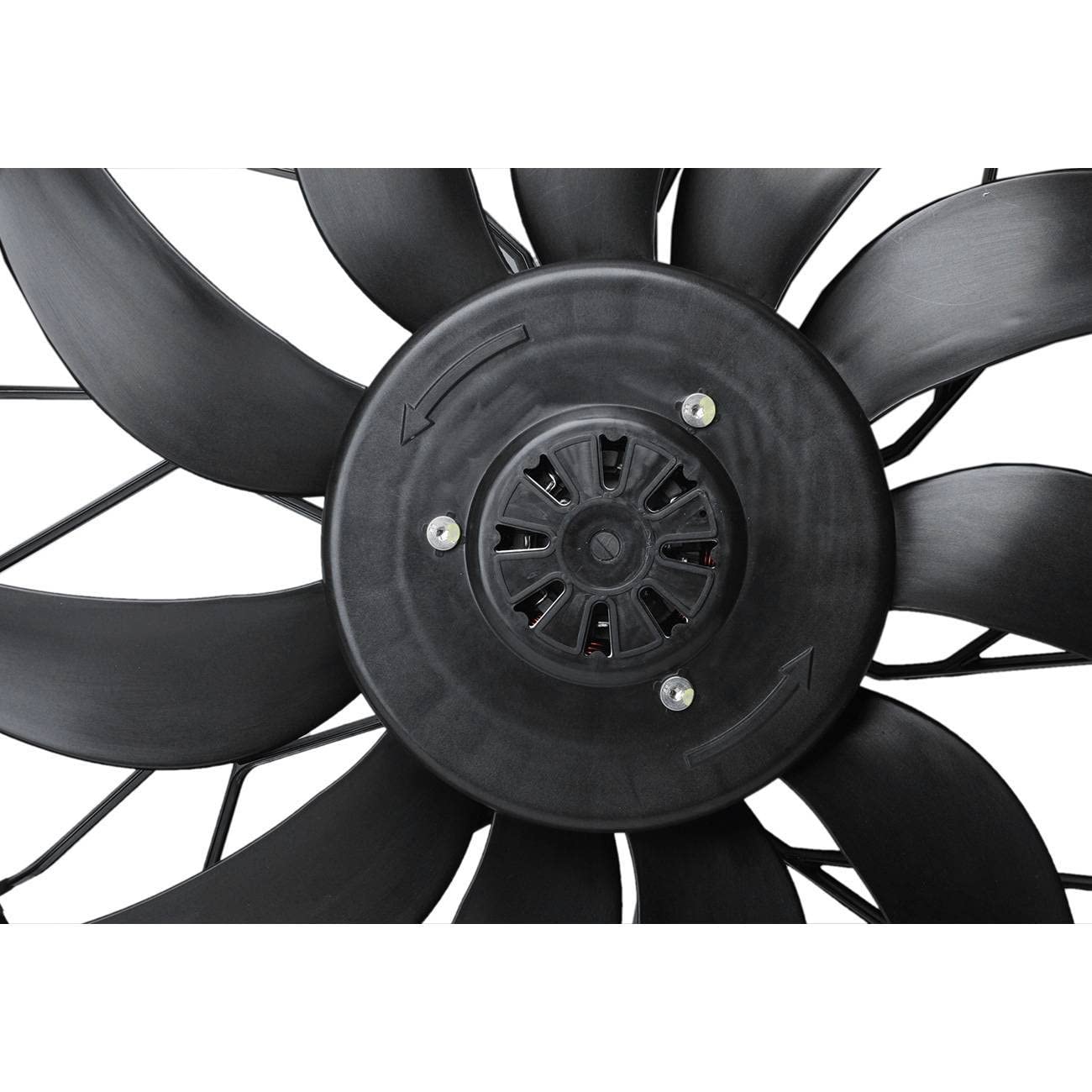KT A1635000293 Brushless Motor Radiator Cooling Fan - High Performance Front Cooling Fan Assembly (1PC) - Perfect for Automotive Radiator Cooling & Engine Temperature Control
