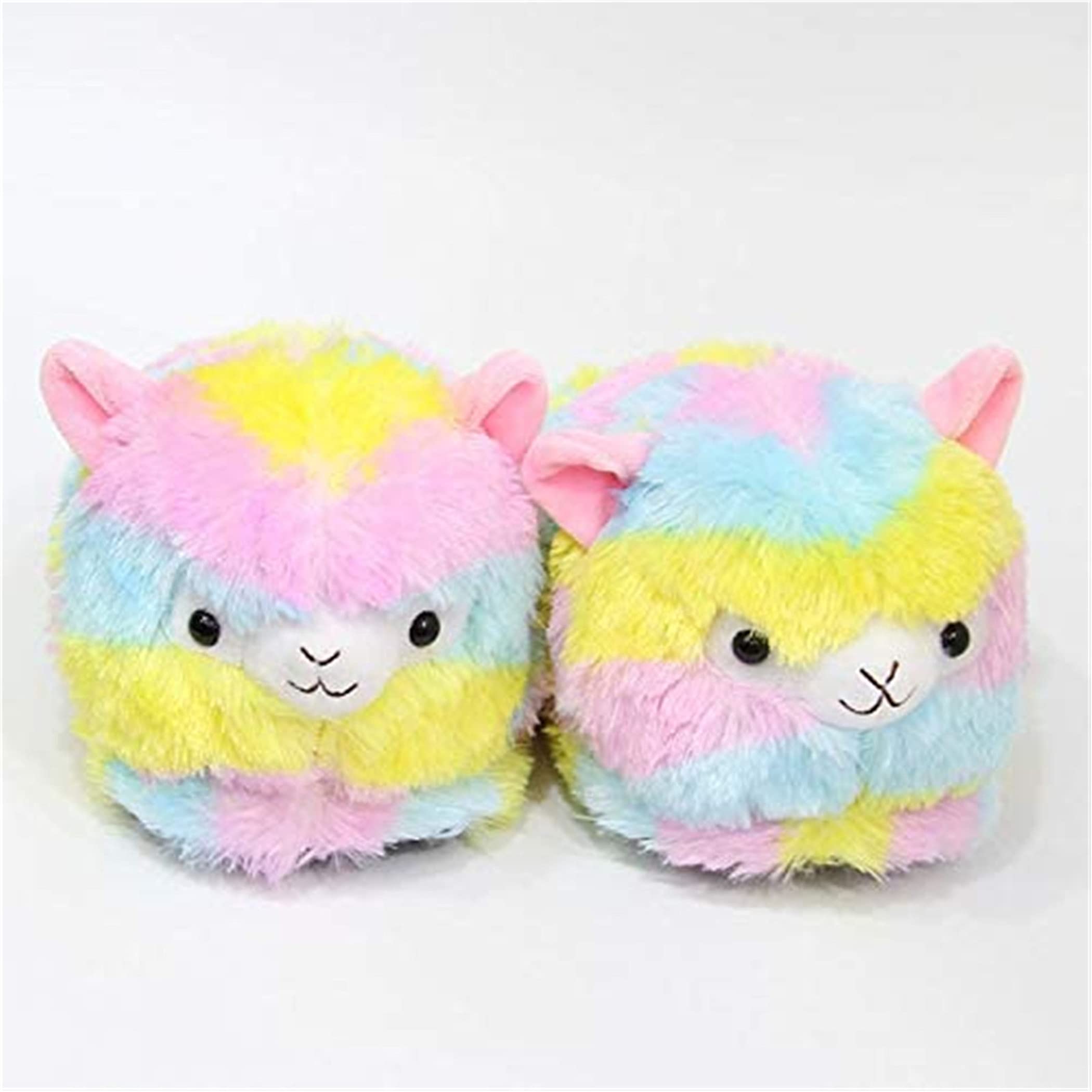 Women's Furry Winter Slippers - Warm Animal Design Pig & Hamster House Shoes - Cozy Home Indoor Footwear for Relaxing, Lounging & Gift Giving