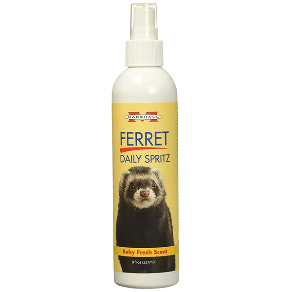 Marshall Ferret Baby Fresh Scent Daily Spritz - Odor Control Spray for Small Pets | Perfect for Ferret Cages, Bedding & Travel Use