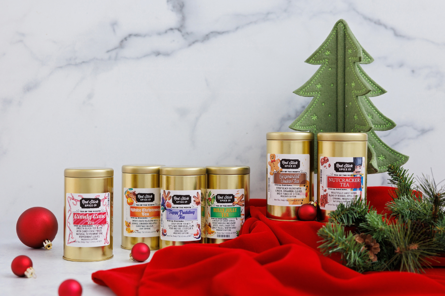 Premium White Christmas Tea - Holiday Herbal Blend with Cinnamon & Vanilla - Perfect for Cozy Winter Evenings & Festive Gatherings